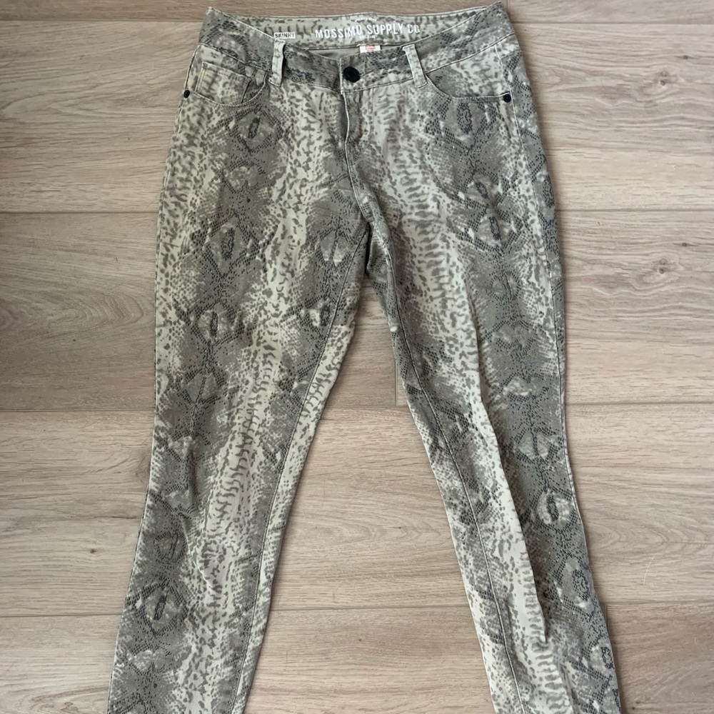 Snake Print Skinny Jean